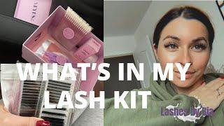 WHAT’S IN MY LASH KIT FOR BEGINNER ONLINE VOLUME EYELASH EXTENSION COURSE