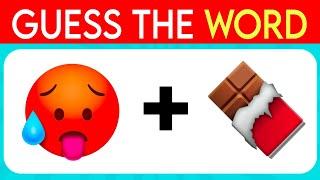 Can You Guess the WORD By The Emojis? | Guess The Emoji