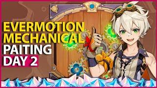 Evermotion Mechanical Painting Day 2 PUZZLE GUIDE Genshin Impact Gear Challenge Painting Restoration