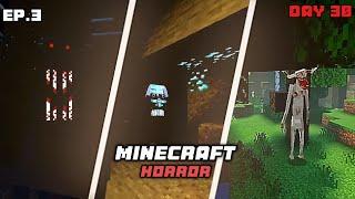 I Spent 30 day in horror minecraft  - ep.3 | scary | horror | minecraft | bedrock | mcpe | fearcraft