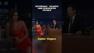 Sofía Vergara’s Hilarious Name Pronunciation Struggle! #sofivergara #interview #funny #jimmyfallon
