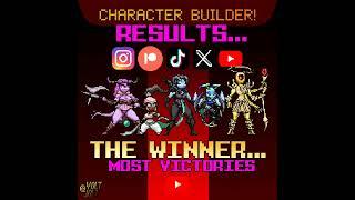 Character Builder MATCHUP RESULTS! - Youtube Version #animation #aseprite #oc