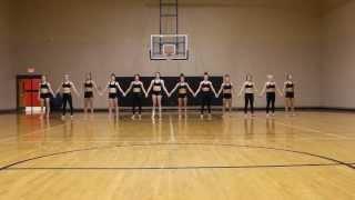 westmoore pom practicing their 2014 jazz routine