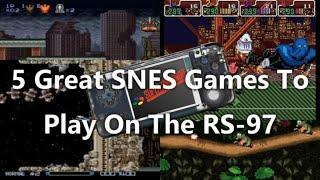 5 great SNES games to play on the RS-97 retro game and emulator handheld