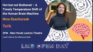 Hot but not bothered: A timely temperature shift of the human brain machine– LMB Open Day 2023