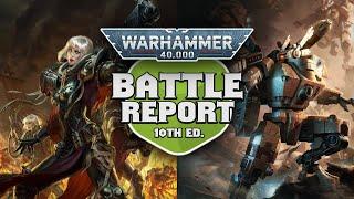 Adepta Sororitas vs T'au Warhammer 40k 10th Edition Battle Report Ep 46