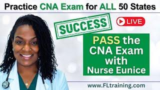 LIVE CNA Exam Practice Test for ALL 50 States with Nurse Eunice 🩺