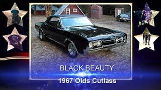 BLACK BEAUTY _ 455 cubic inch 1967 Olds Cutlass hot rod muscle car _ WOW!