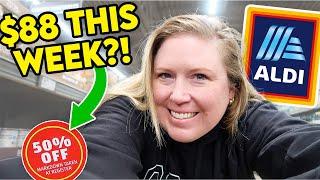 Weekly $100 Budget ALDI Grocery Haul for a Family of 4!