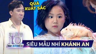 Siêu mẫu nhí Khánh An vượt qua nỗi sợ vẫn giữ thần thái đỉnh khi catwalk khiến Trấn Thành 'thích mê'