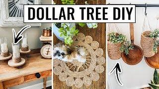 Dollar Tree DIY Spring Decor - Farmhouse Decorating ideas for Spring! 2020