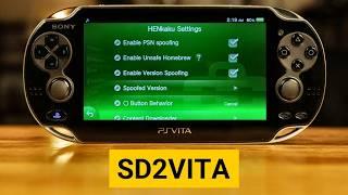 How to Easily Install SD2Vita - No PC Required