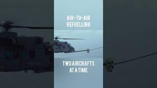 Refuelling Two Helicopters At A Time Up In The Sky! #aviation #helicopter #military #shorts #viral