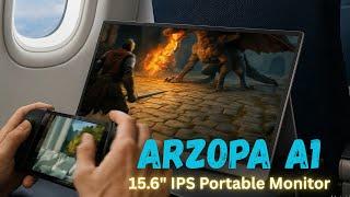  First Look at the ARZOPA A1 Portable IPS Monitor – Sleek, Lightweight & Perfect for Travel!