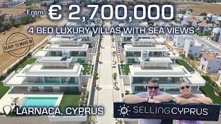 4 bedroom luxury villas with sea view for sale in Larnaca, Cyprus