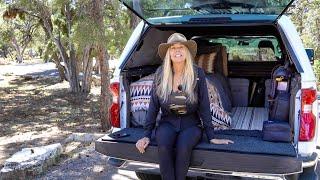 I DROVE 100's of MILES to MEET Someone NEW? | Living In My Truck Camper | Van Life
