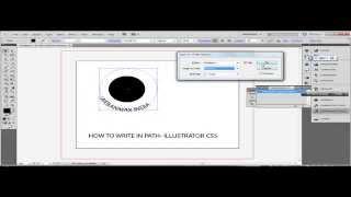 How to type on a path in Illustrator  | Illustrator Tutorial Video | Illustrator me type kare!