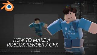 How To Make Roblox Render / GFX Tutorial in Blender | Blender Tutorial 2023