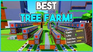 *NEW* How To Make The BEST Wood Farm In Block Tycoon ROBLOX!