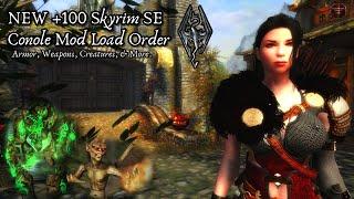 +100 MODS FOR BEST RPG EXPERIENCE | Skyrim SE Console Modded Load Order