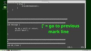 Vim (14) Marks