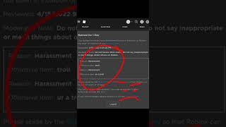 ROBLOX BANNED ME FOR 1 DAY BY SAYING "TROLL" LMFAOOOOOOOOO