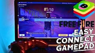 How To Add Gamepad (Joystick) In Bluestacks 10 Using X360ce Controller Emulator - Free Fire Gameplay