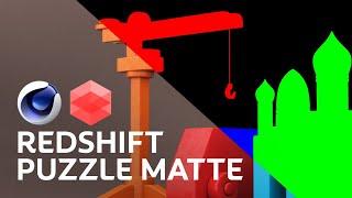 How to use Redshift Puzzle Mattes in Cinema 4D