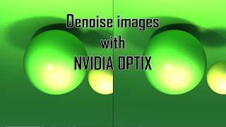 Nvidia Optix Ai Denoiser Tutorial Command line