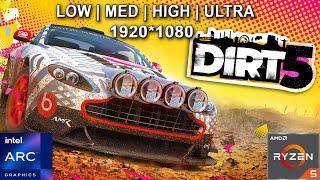 Dirt 5 - Intel Arc A750 + Ryzen 5 3600 ( all Settings )