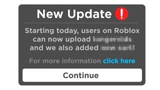 Roblox Listened To Us... (GREAT UPDATES)