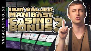 Så väljer du rätt casino bonus