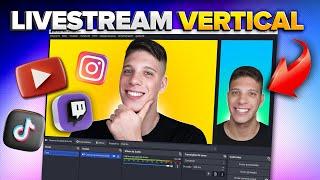 Como Fazer Live na Vertical e Horizontal Ao Mesmo Tempo com OBS Studio 2024 (PASSO A PASSO)