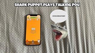 SB Movie: Shark Puppet plays Talking Pou!