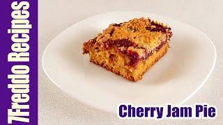 Cherry Jam Pie - Tasty&Flavourful Crumble Pie Recipe