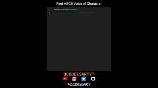 Find ASCII Value of Character in Python | Python Examples | Python Coding Tutorial | PythonInterview