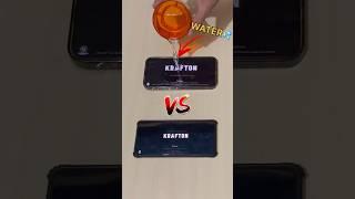 WATER TESTGalaxy Z Fold 6Vs iPhone 15 pro max- PUBG TEST #iphone #pubgmobile #shorts #bgmi