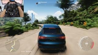 Test Drive Unlimited Solar Crown - Porsche Cayenne | Steering wheel gameplay