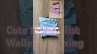 AliExpress Find: Cute Minimalist Wallet Unboxing #shopping #unpacking #haul #aliexpress #wallet