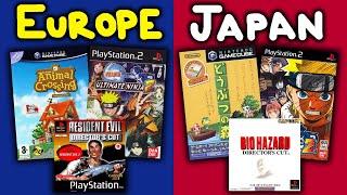 Japanese VS European VS American Game Box Art