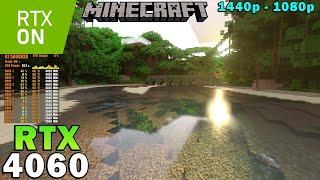 Minecraft RTX | RTX 4060 | Ryzen 7 5800X3D | RAY TRACING | 1440p - 1080p | ULTRA GRAPHICS | DLSS