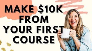 Make $10k from your first online course (math breakdown)