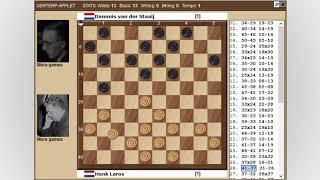 Laros - Staaij. World Draughts Championship 1948