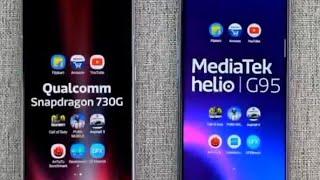 Media Tek Helio G95 Vs Snapdragon 730g benchmarking performance comparison #22jaan