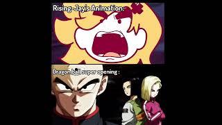 Rising-Jay's Animation and DBZS Opening 2 Comparison (Credits:@RisingJay )