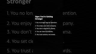 5 Signs You’re Mentally Getting Stronger | Quiet Growth is Real