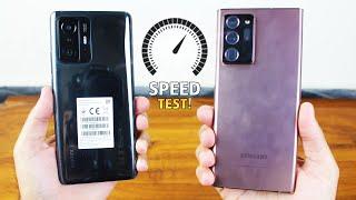 Xiaomi Mi 11T vs Samsung Galaxy Note 20 Ultra - SPEED TEST!