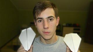 ТРЮКИ С САМОЛЕТОМ! PAPER AIRPLANE CHALLENGE