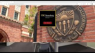 USC Annenberg School for Communication and Journalism - virtual tour