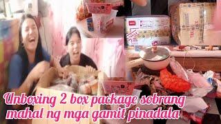 UNBOXING 2 BOX PACKAGE SOBRANG MAHAL NG MGA GAMIT PINADALA HINDI KAMI NAG EXPECT SIMPLE PROVINCE LIF